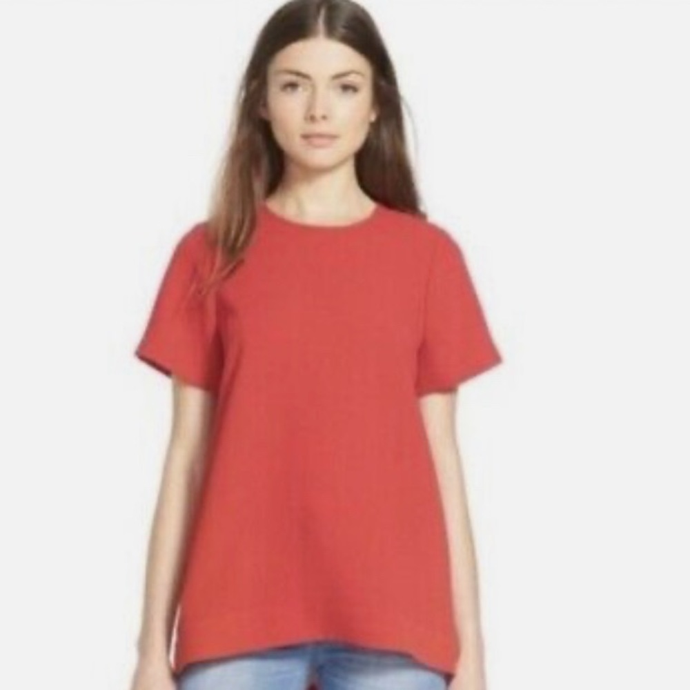 Madewell Short Sleeve Pleated Top